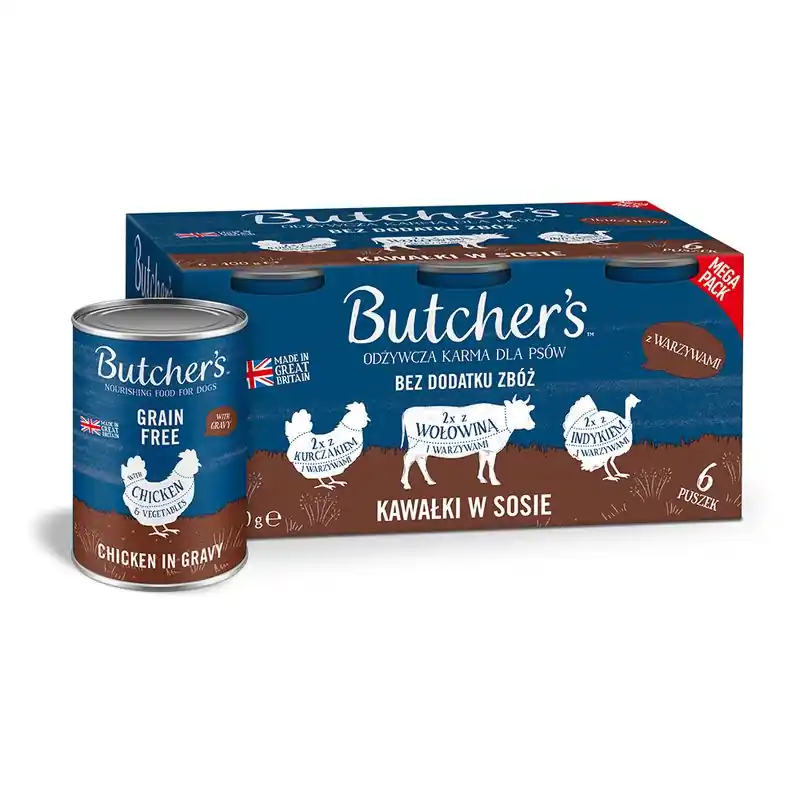 Butcher‘s Original‘s gabonamentes 6 x 400 g Legjobb ár