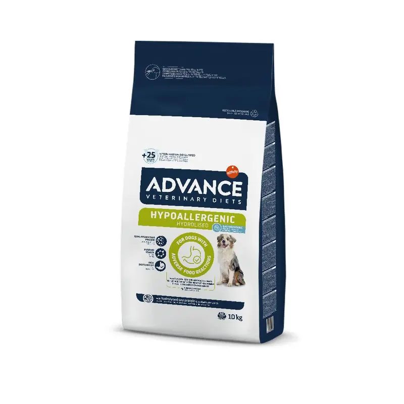 10 kg Advance Veterinary Diets Hypoallergenic + 400 g nedvestáp ingyen Outlet
