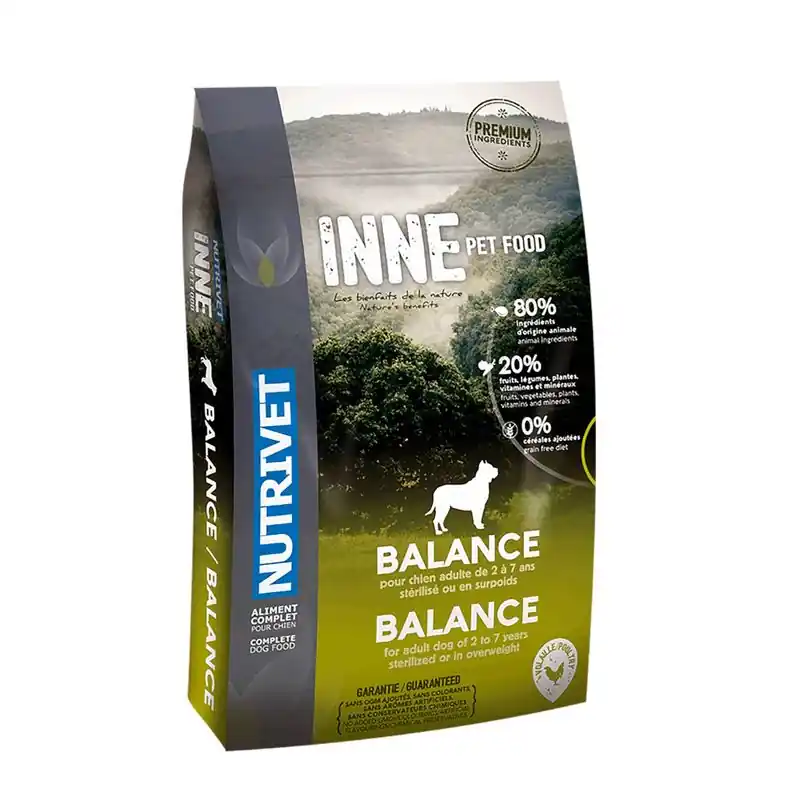 12 kg + 3 kg ingyen! 15 kg Nutrivet Inne Dog Balance Árengedmény