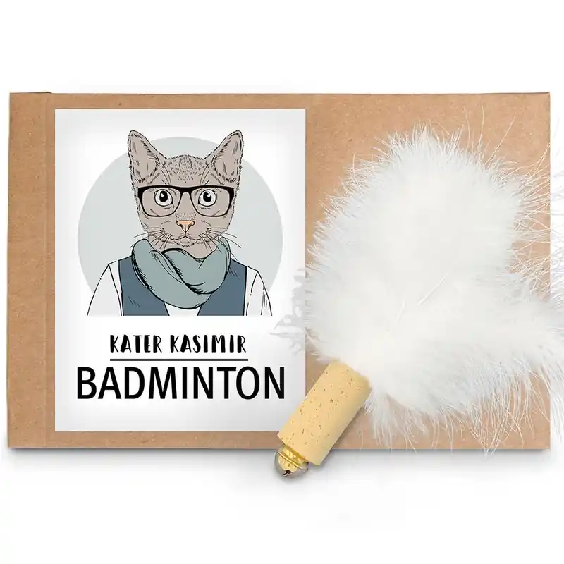 Vásárlói kedvenc Kater Kasimir tollas macskajáték