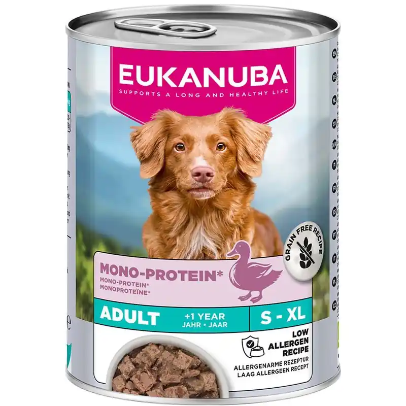 Végkiárusítás Eukanuba Special Care Adult Mono-Protein kacsa
