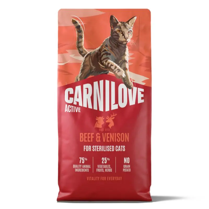 Népszerű Carnilove Active Adult Sterilised marha & vad