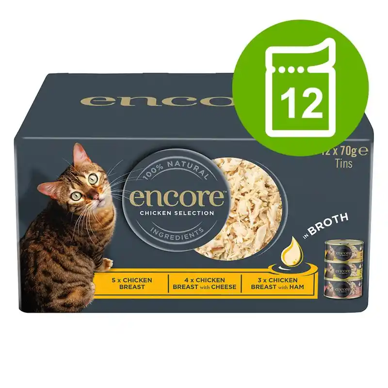 Legnépszerűbb Encore konzerv hús-/hallében 12 x 70 g