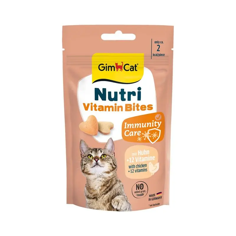 GimCat Nutri Vitamin Bites csirkével Újdonság