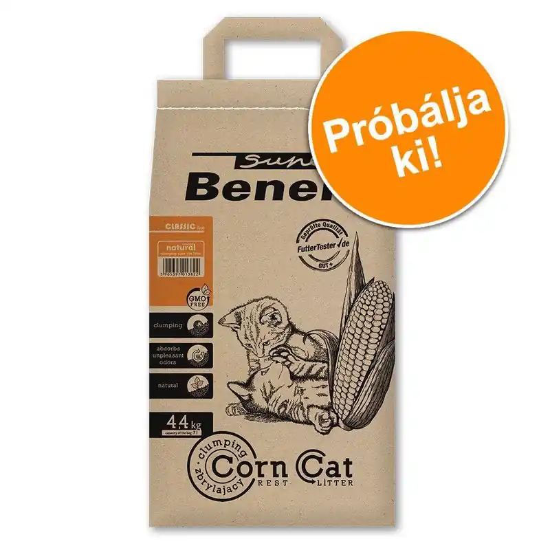 Kedvezményes ár Próbálta már? Super Benek macskaalom 7 l-es próbaméret