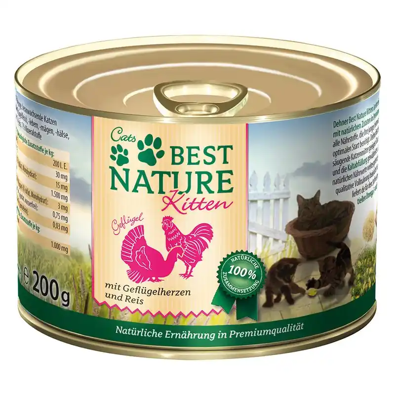 Best Nature Kitten 6 x 200 g Biztonságos fizetés