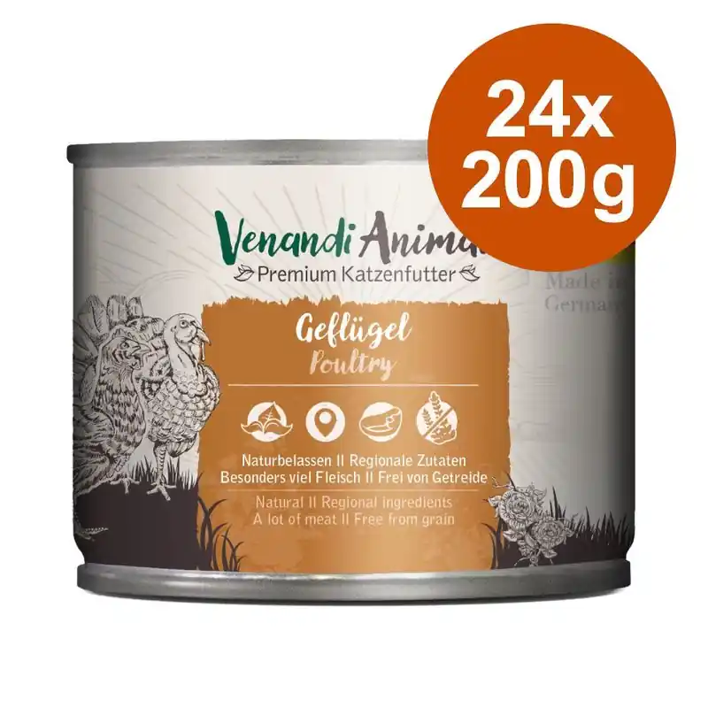 Venandi Animal gazdaságos csomag 24 x 200 g Azonnal elérhető