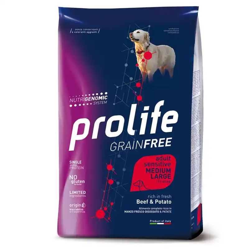 Exkluzív ajánlat Prolife Grain Free marha & burgonya