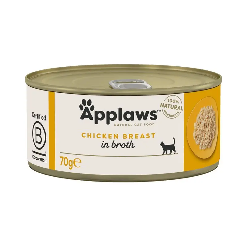 Kiárusítás Applaws hús-/hallében 6 x 70 g