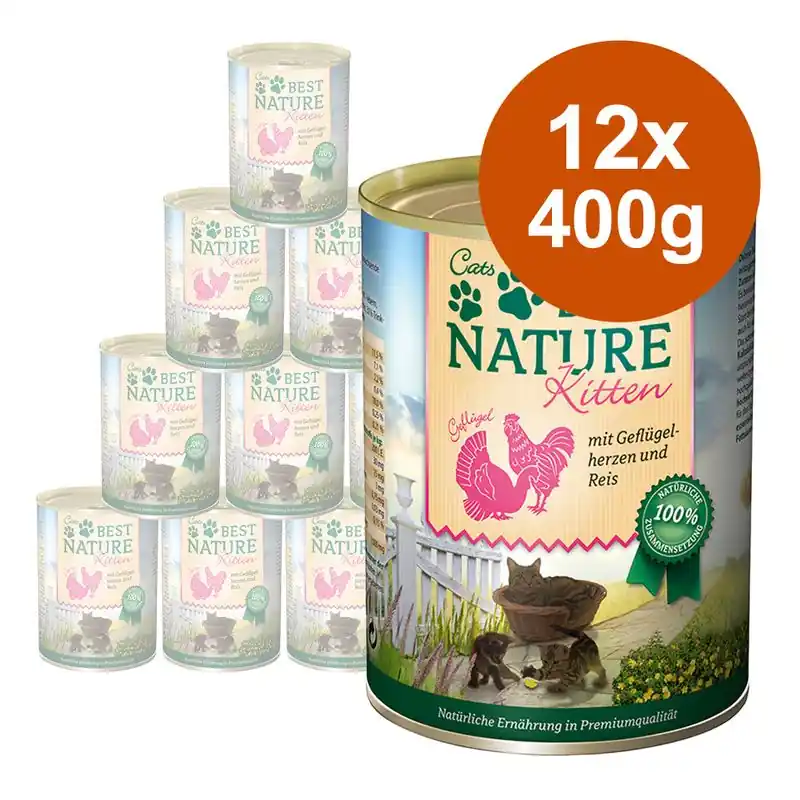 Best Nature Kitten gazdaságos csomag 12 x 400 g Vedd meg online