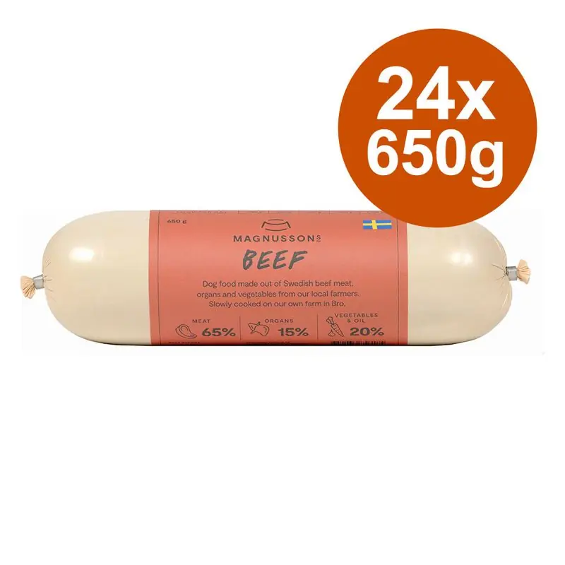 Magnusson kutyaszalámi gazdaságos csomag 24 x 650 g Népszerű