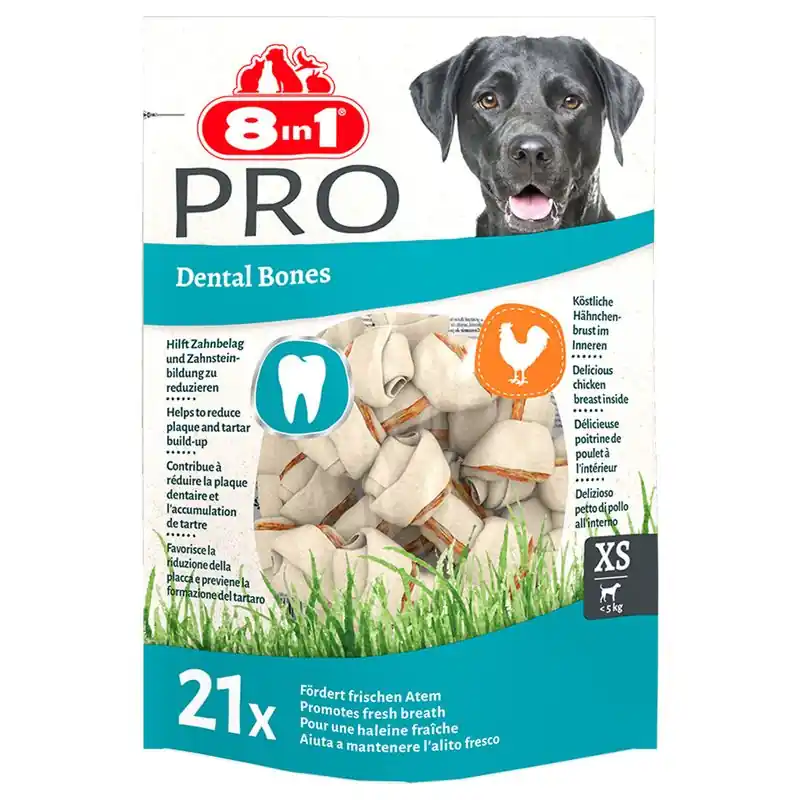 Olcsó 8in1 Delights Pro Dental csirke rágócsont