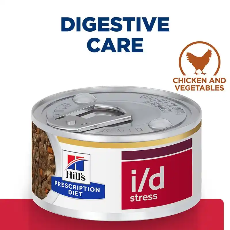 Hill‘s Prescription Diet i/d Digestive Care Stress Mini csirke kutyatáp Legkelendőbb