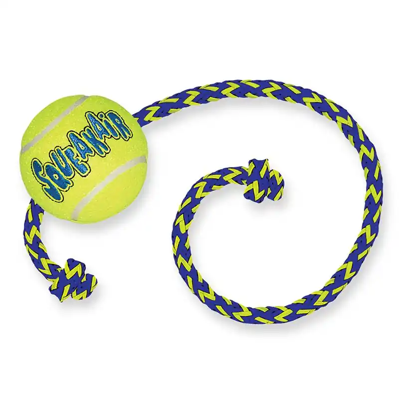 KONG SqueakAir Ball kötéllel Árcsökkenés