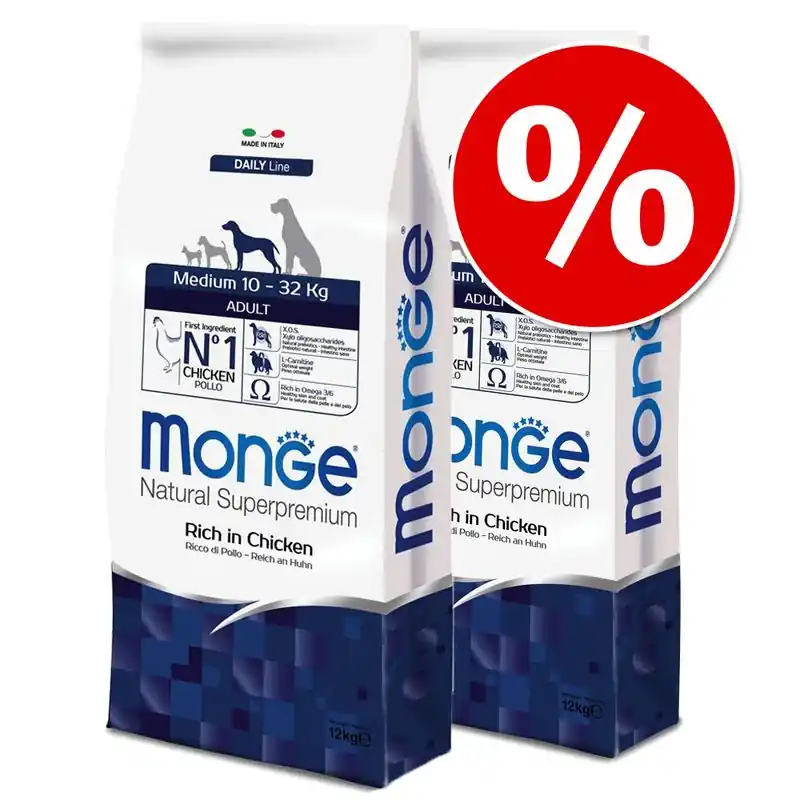 Vedd meg online Monge Superpremium gazdaságos csomag 2 x 12 kg