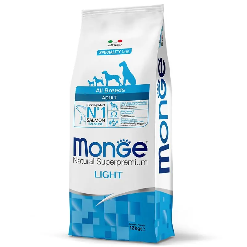 Monge Superpremium All Breeds Light lazac & rizs Legjobb ár