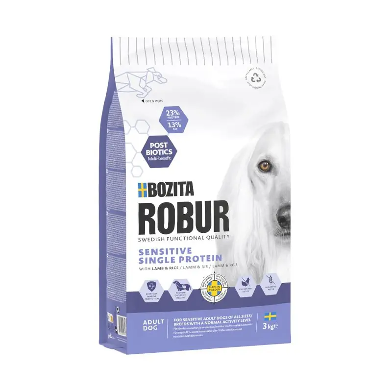 Bozita Robur Sensitive Single Protein bárány & rizs Olcsóbb