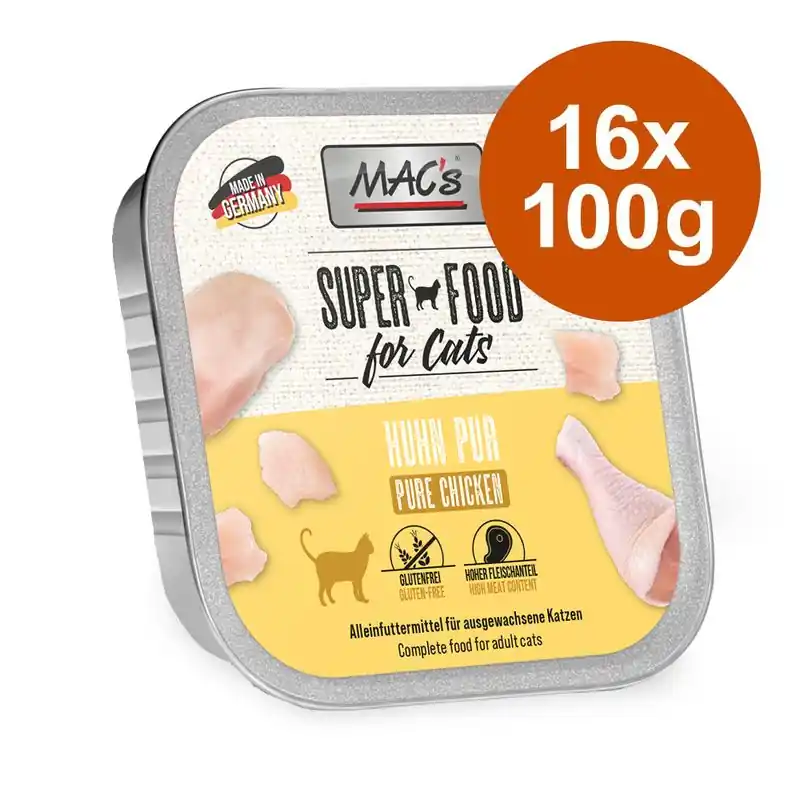 MAC‘s Cat tálcás 16 x 100 g Biztonságos vásárlás