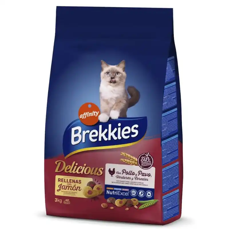 Biztonságos vásárlás Brekkies Delicious csirke, pulyka & zöldség