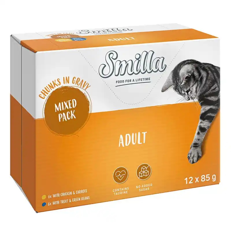 Expressz kézbesítés Smilla Adult falatok zöldséggel 12 x 85 g