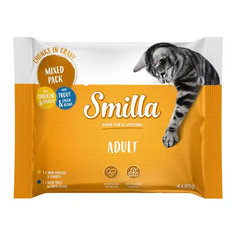 Kiárusítás Smilla Adult falatok zöldséggel próbacsomag 4 x 85 g