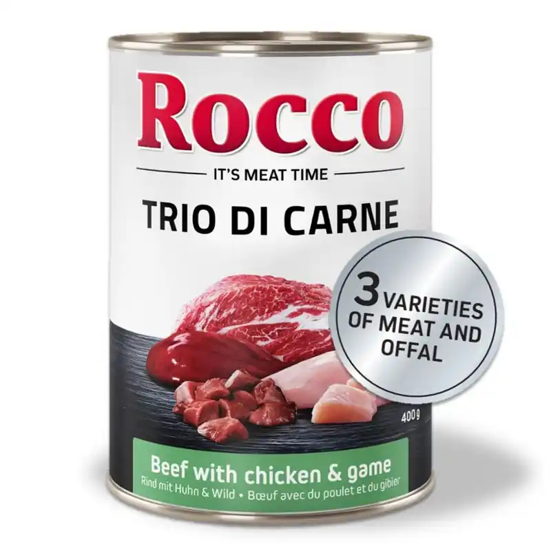 Szuper ajánlat Rocco Classic Trio di Carne 6 x 400 g