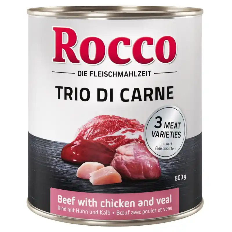Rocco Trio di Carne 6 x 800 g Biztonságos fizetés