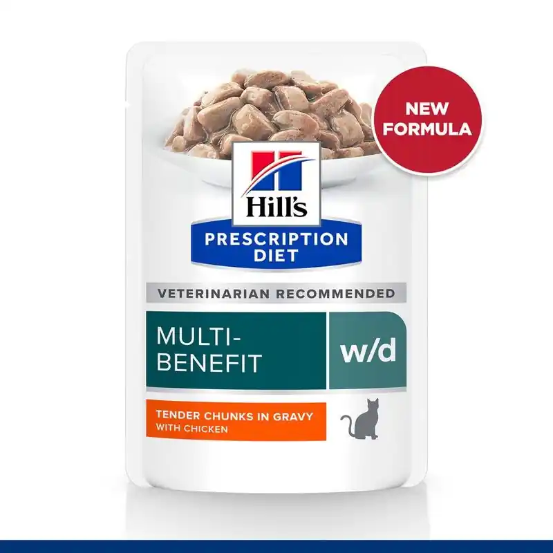 Hill‘s Prescription Diet w/d csirke macskatáp Vedd meg online