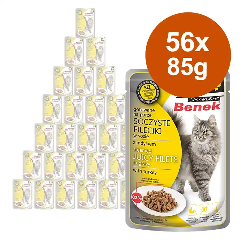 Alacsony ár Super Benek filék szószban gazdaságos csomag 56 x 85 g