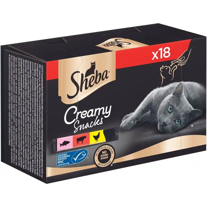 Alacsony ár Sheba Creamy mix macskasnack multipack