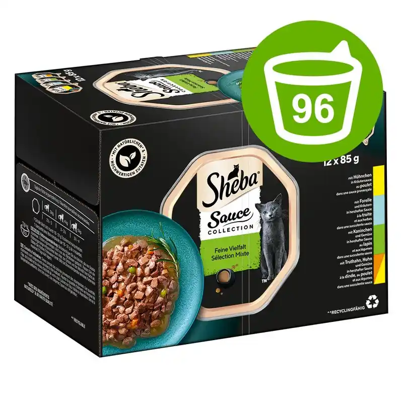 Sheba variációk tálcás multipack 96 x 85 g Szezonális akció