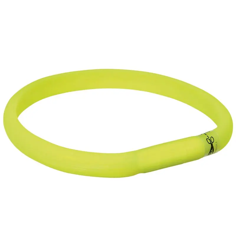 Azonnali szállítás Trixie USB világító nyakörv, zöld