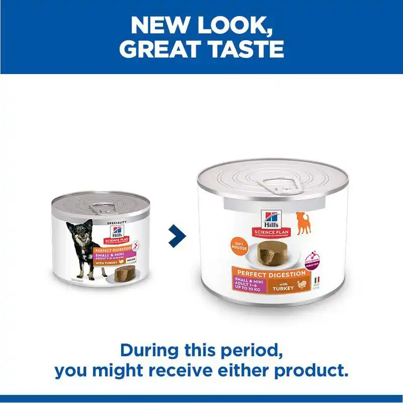 Biztonságos fizetés Hill‘s Science Plan Perfect Digestion Adult Small & Mini Mousse