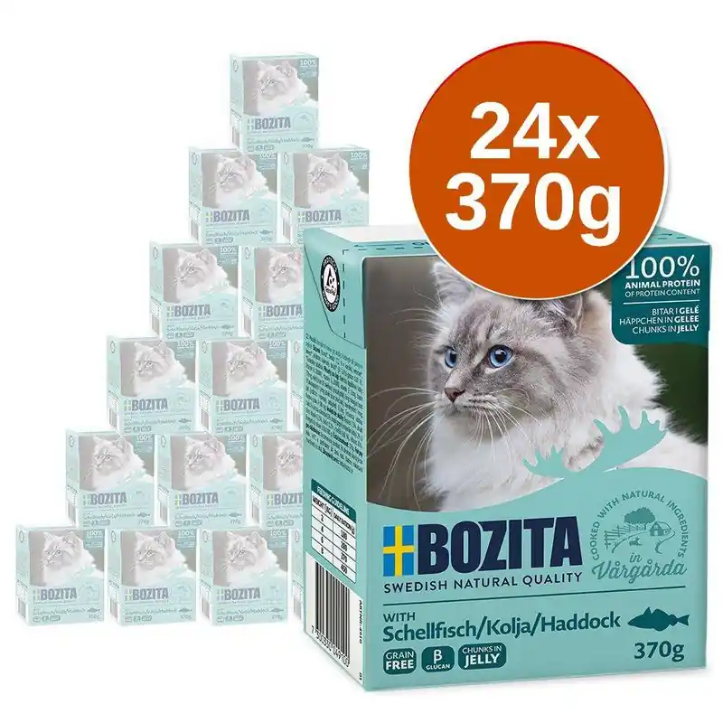 Bozita Tetra falatok aszpikban vagy szószban 24 x 370 g Outlet