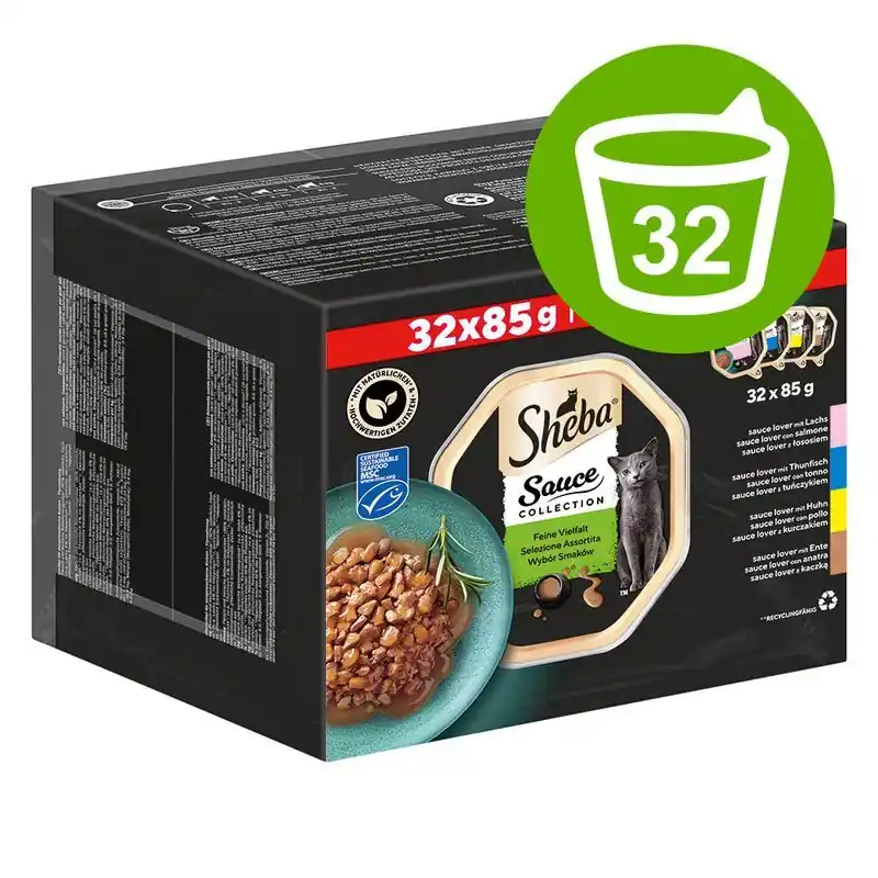 Gyors kiszállítás Sheba variációk tálcás multipack 32 x 85 g