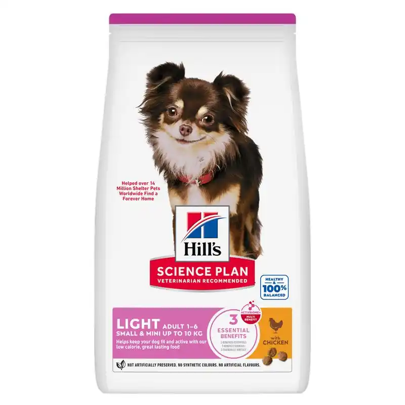 Hill‘s Science Plan Adult 1-6 Light Small & Mini csirke Azonnal elérhető
