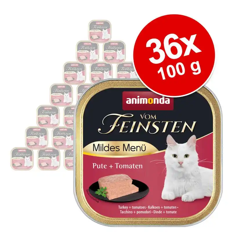 Szuper ajánlat animonda vom Feinsten Mildes Menü Adult gazdaságos csomag 36 x 100 g
