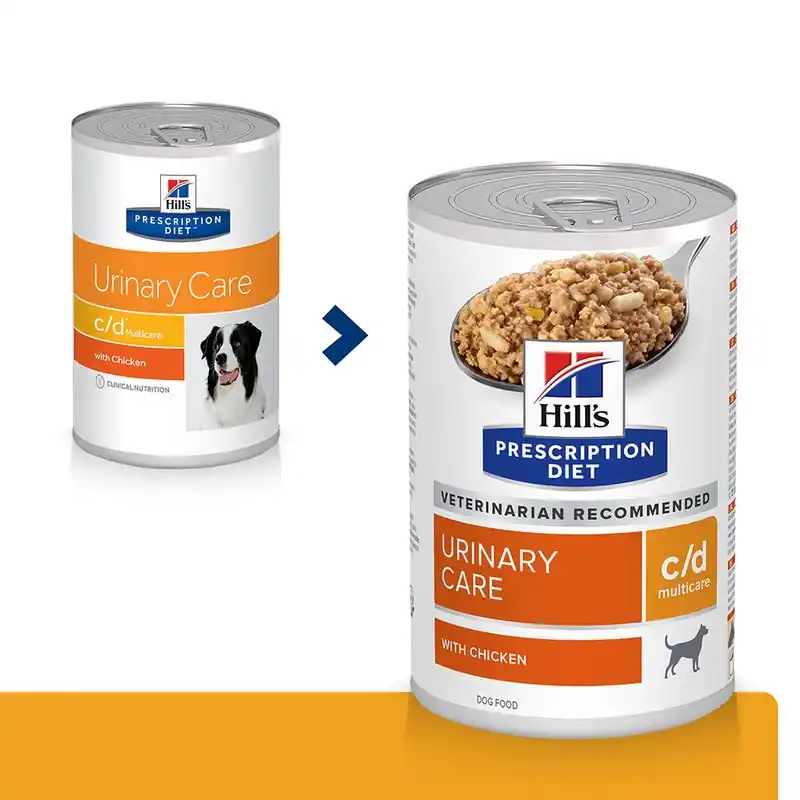 Hill‘s Prescription Diet c/d Multicare Urinary Care csirke kutyatáp Végkiárusítás