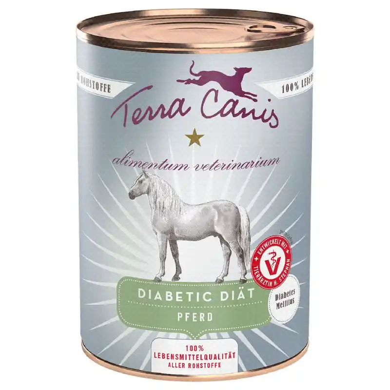 Azonnal elérhető Terra Canis Alimentum Veterinarium Diabetic Diet 6 x 400 g