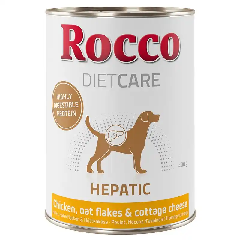 Vedd meg online Rocco Diet Care Hepatic csirke, zabpehely & túró 400g