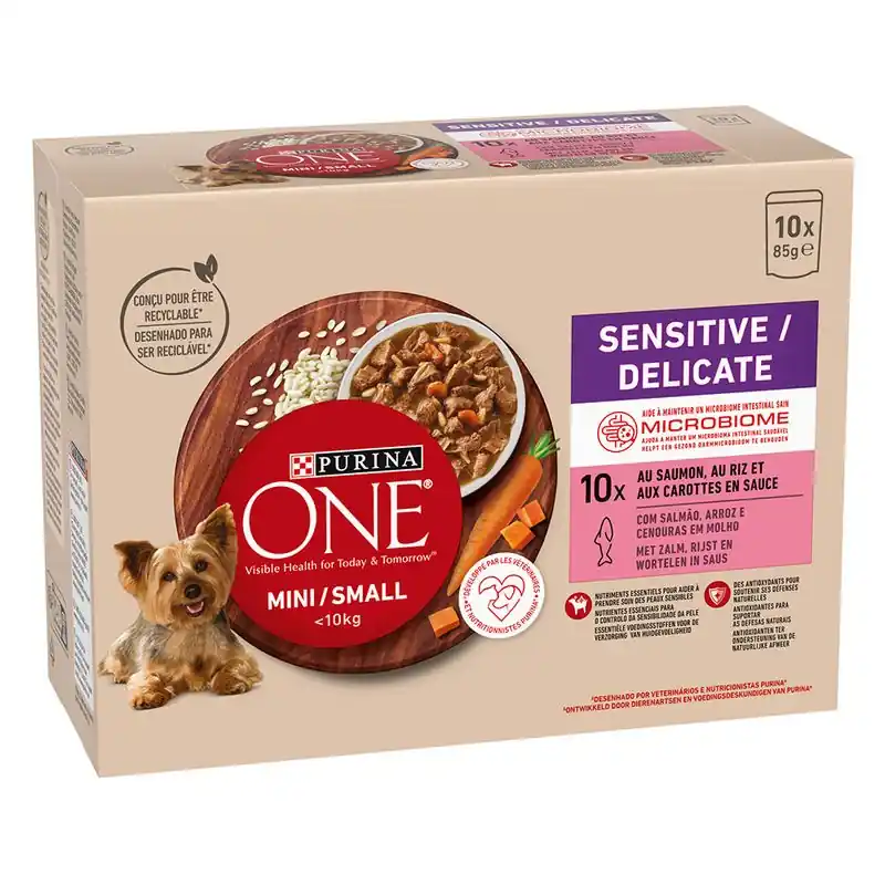 Legnépszerűbb PURINA ONE Mini Sensitive Delicate lazac