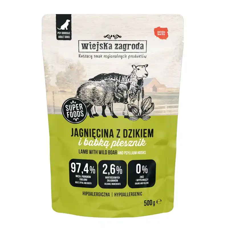 Kedvezmény Wiejska Zagroda Adult gazdaságos csomag 3 x 500 g