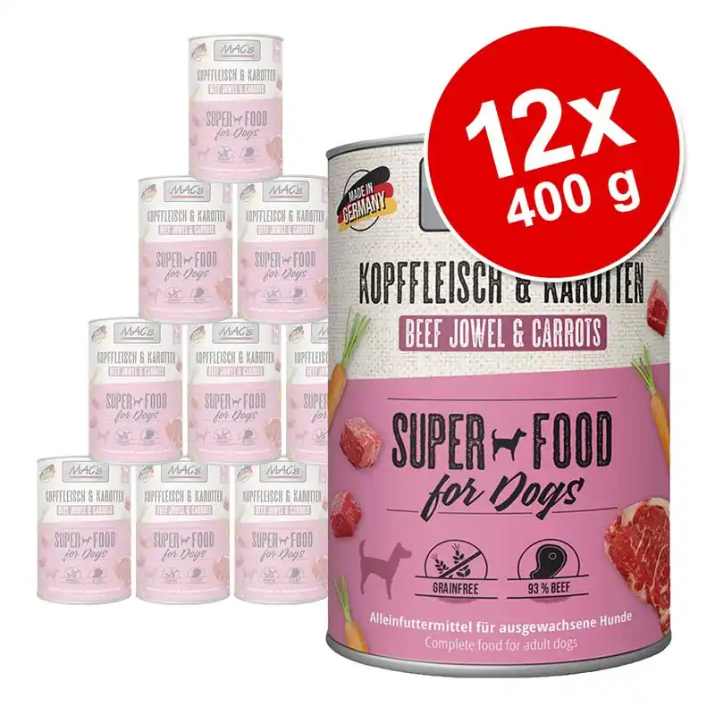 MAC‘s Adult Superfood gazdaságos csomag 12 x 400 g Legnépszerűbb