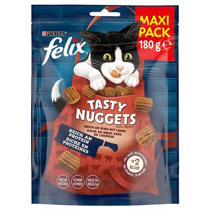 Biztonságos vásárlás Felix Tasty Nuggets marha & bárány