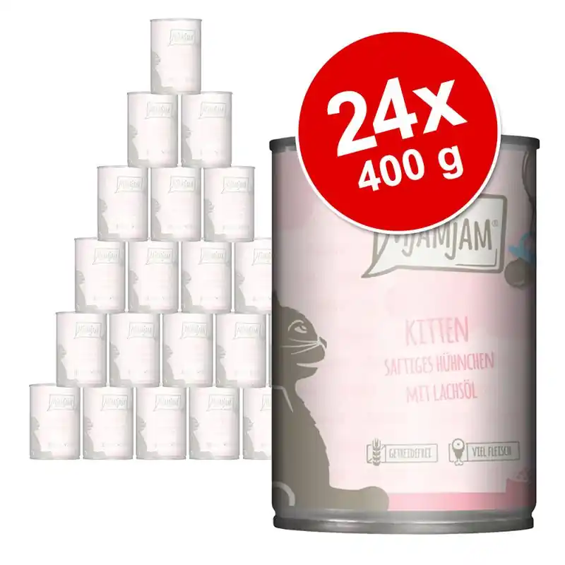 MjAMjAM Kitten gazdaságos csomag 24 x 400 g Expressz szállítás