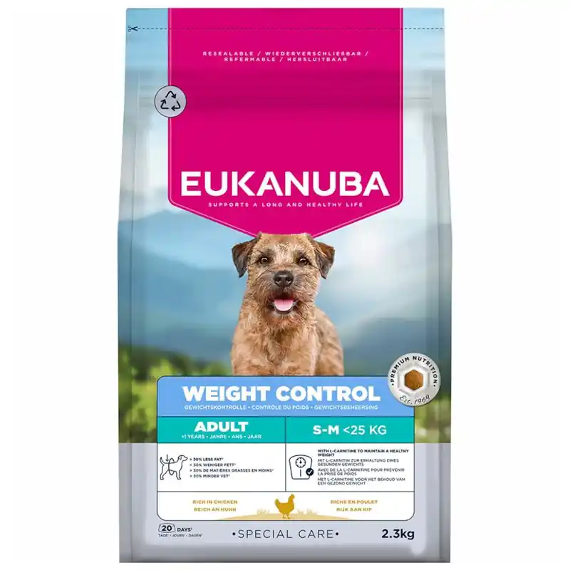 Alacsony ár Eukanuba Special Care Weight Control Adult Small/Medium