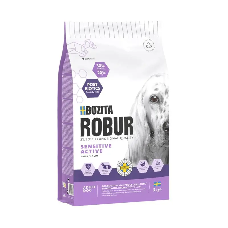 Vásárlói kedvenc Bozita Robur Sensitive Grain Free Active bárány