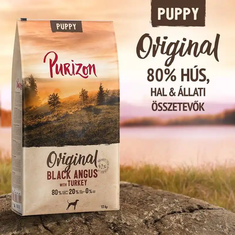 Utolsó esély Purizon Puppy Black Angus & pulyka