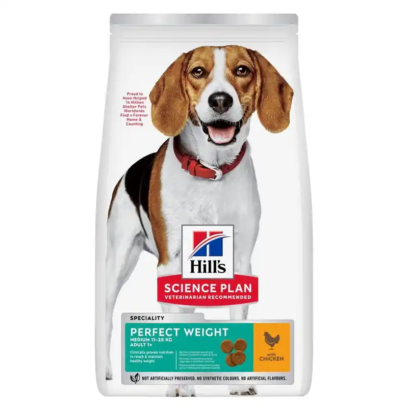 Hill‘s Science Plan Perfect Weight Adult 1+ Medium csirke Gyors szállítás