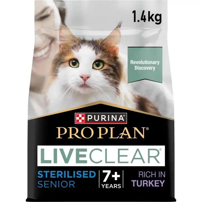 Szuper ajánlat PURINA PRO PLAN LiveClear Sterilised Adult 7+ pulyka
